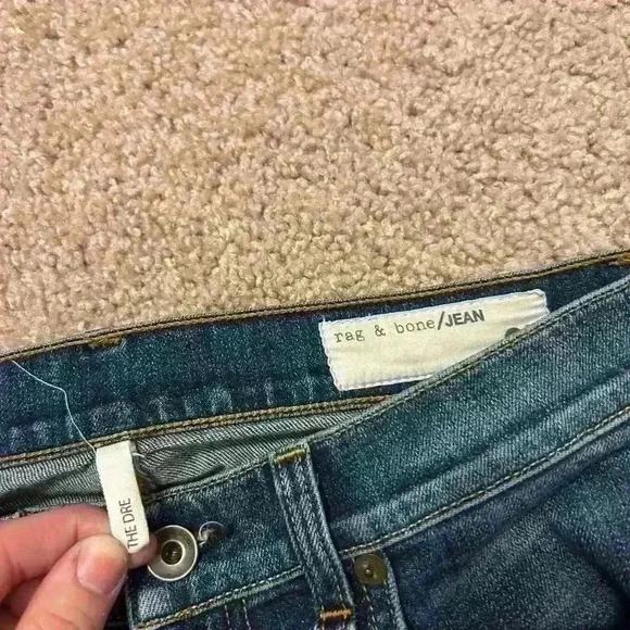Rag & bone the Dre patch skinny jean size 25 - Picture 3 of 5
